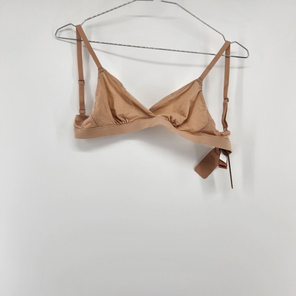 Skims XXS Clay Fits Everybody Crossover Bralette NWT
